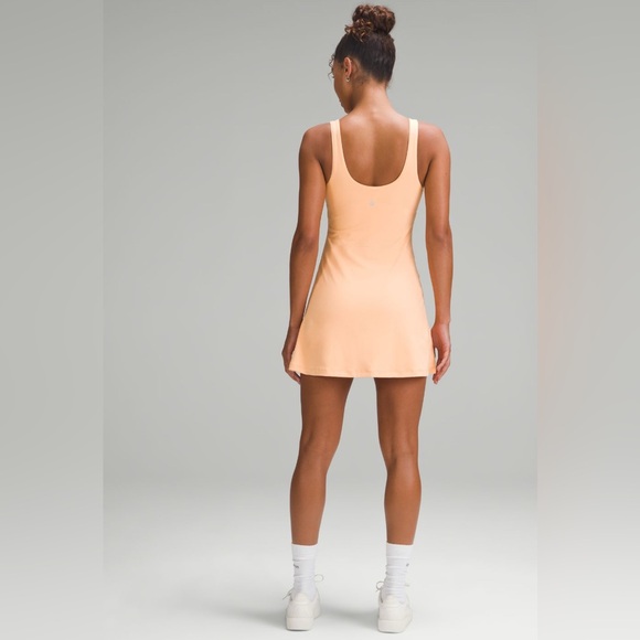 Lululemon  Align Tank Dress Peach Bellini Size 0 - Picture 5 of 5
